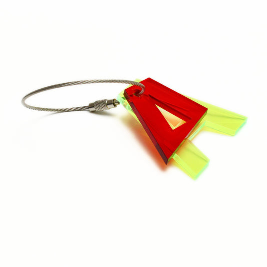 A – RECYCLED KEY CHAIN ABC by mo man tai