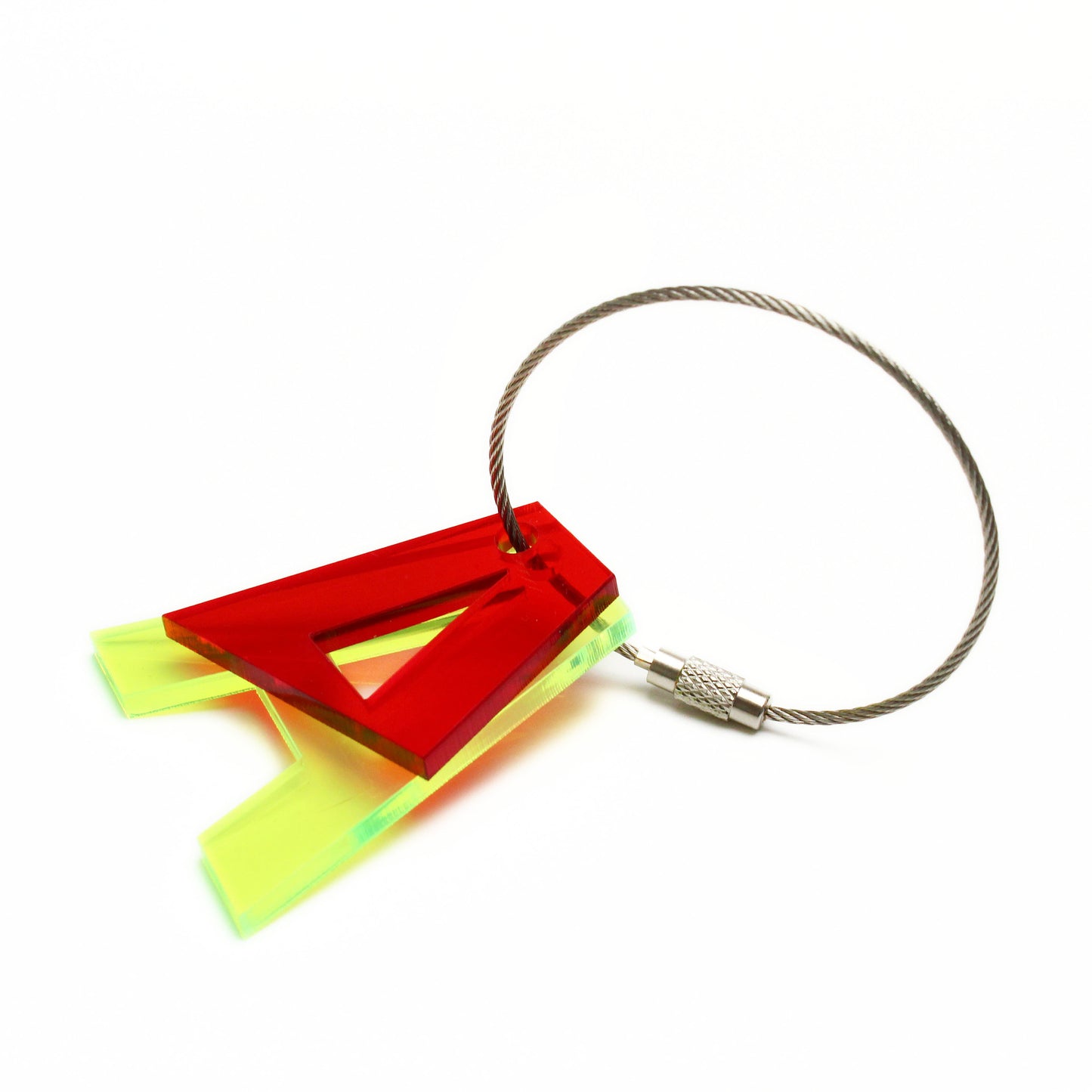 A – RECYCLED KEY CHAIN ABC by mo man tai
