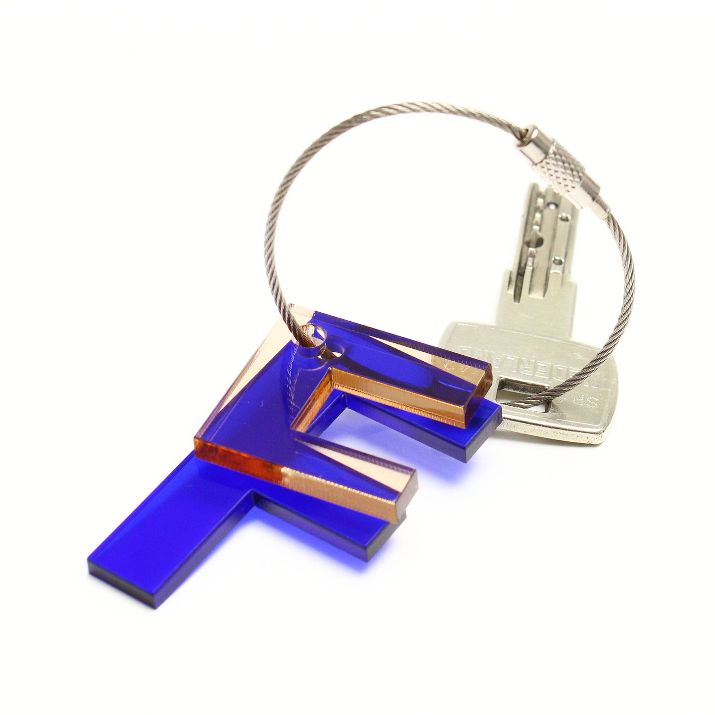 F – RECYCLED KEY CHAIN ABC by mo man tai