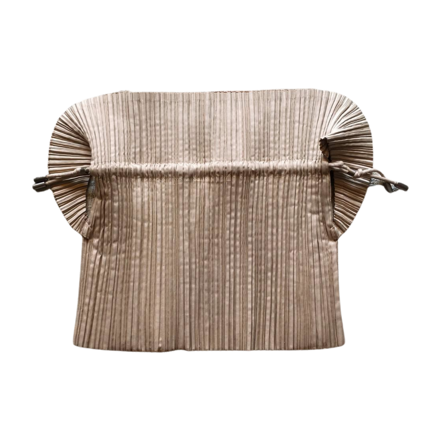 Fete ISSEY MIYAKE pleated drawstring purse