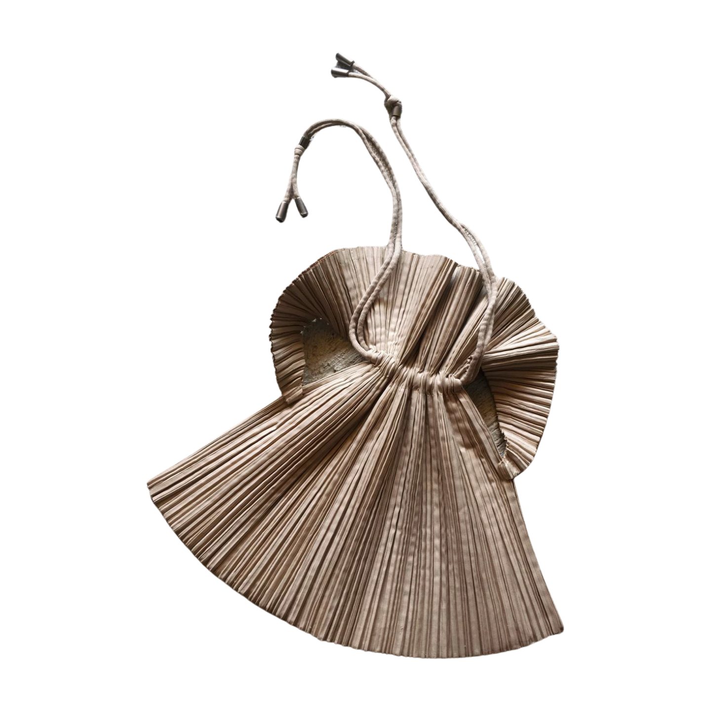 Fete ISSEY MIYAKE pleated drawstring purse