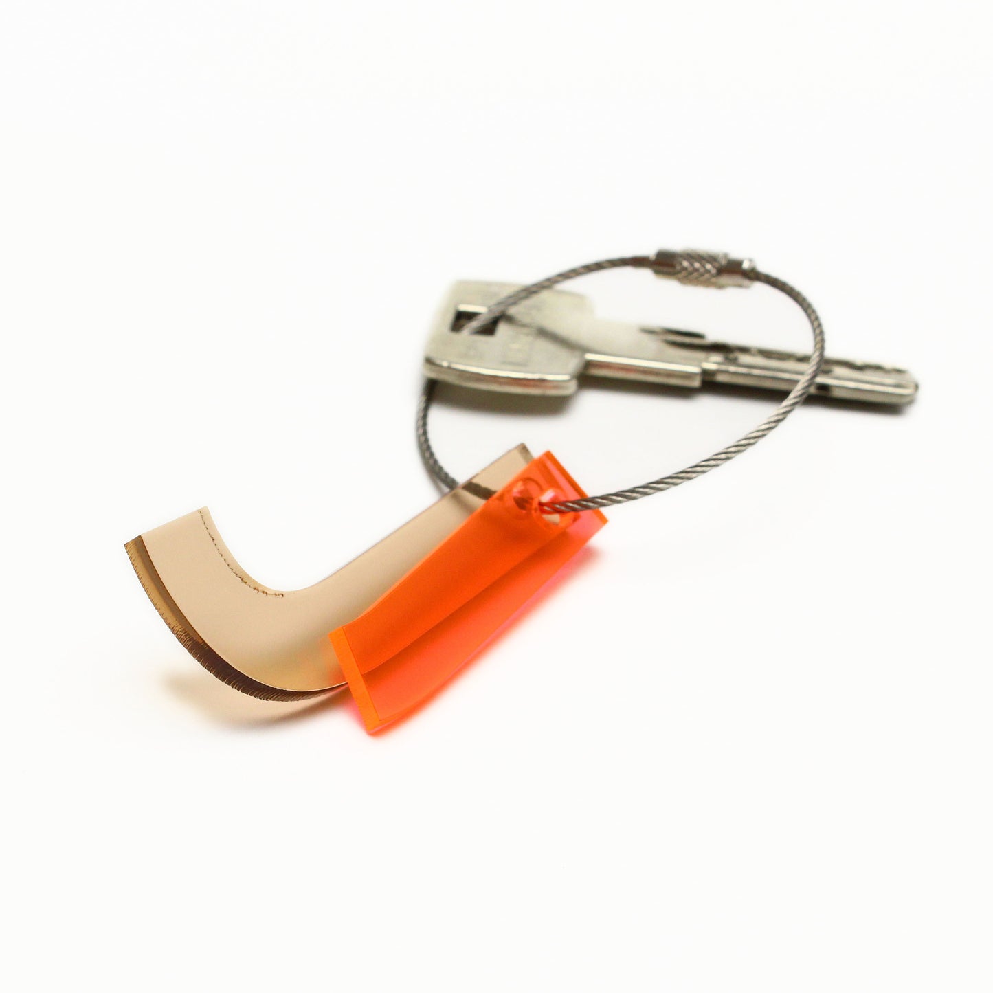 J – RECYCLED KEY CHAIN ABC by mo man tai