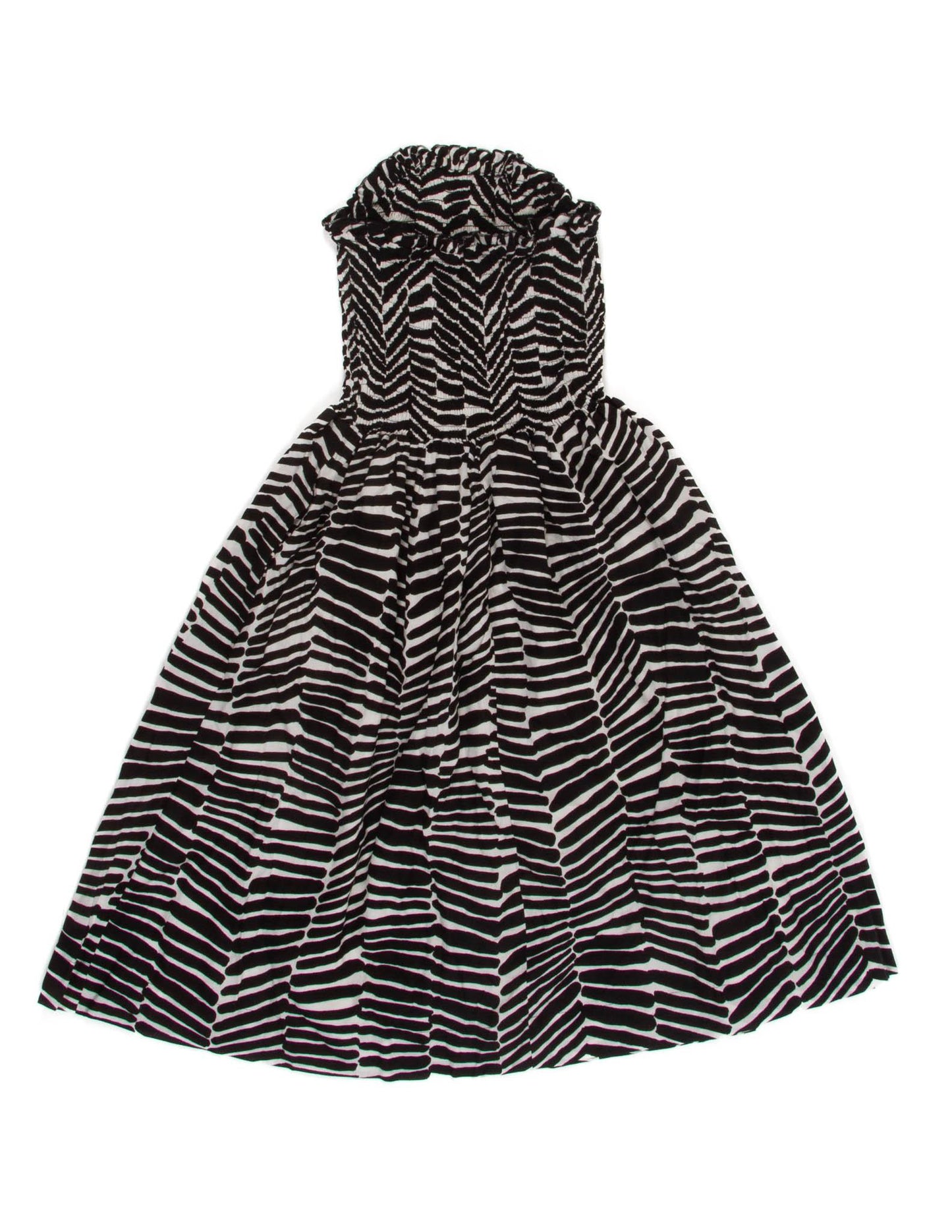 Marimekko Mika Piirainen strapless bandeau dress