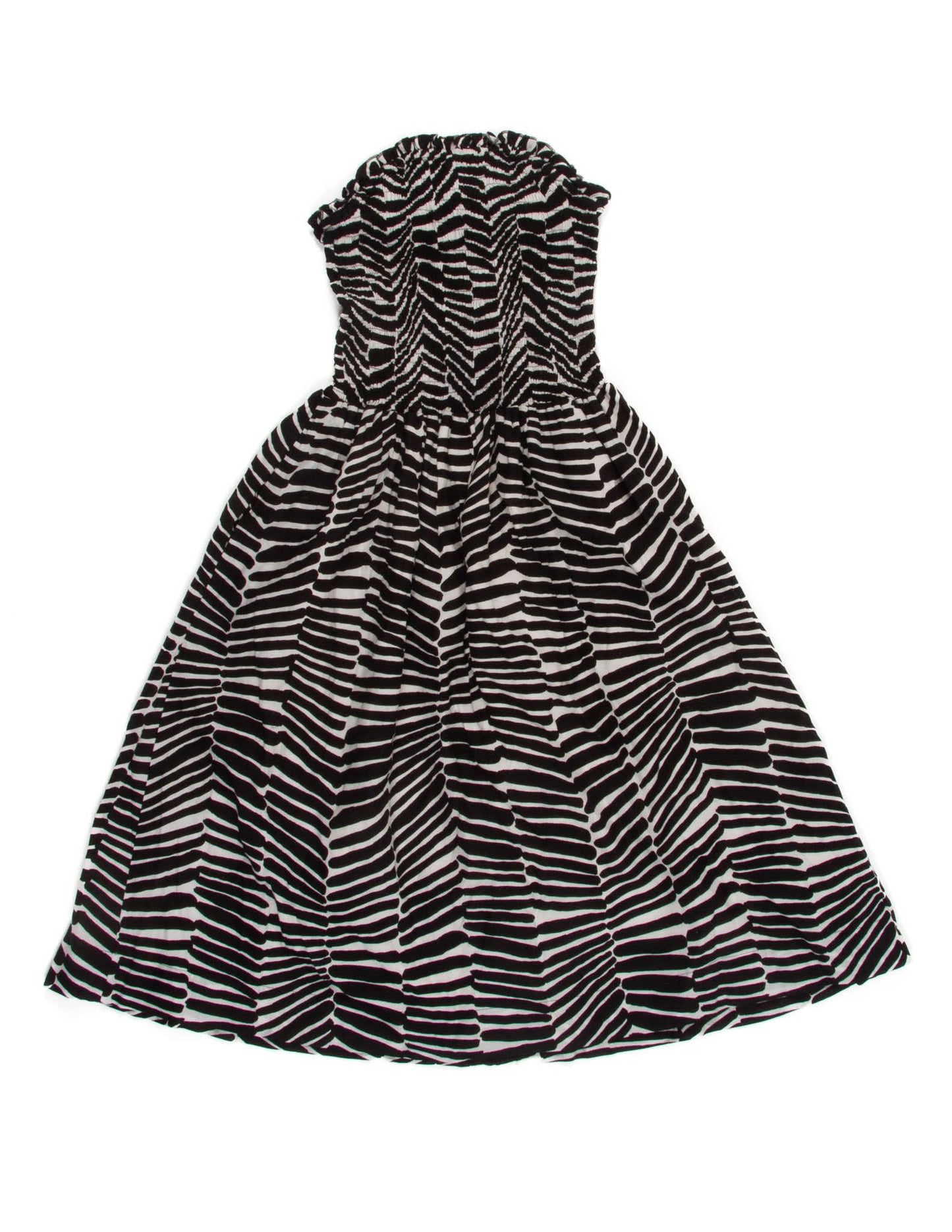 Marimekko Mika Piirainen strapless bandeau dress