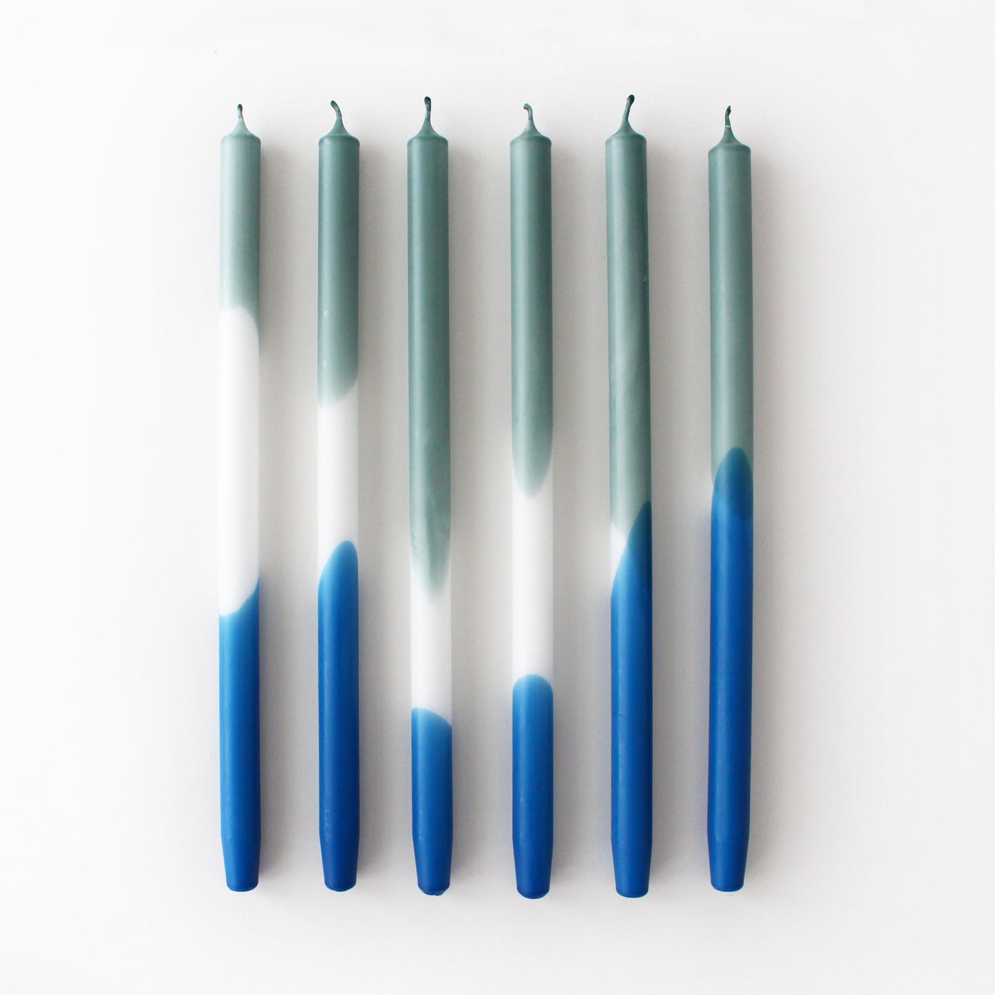 NAUTIC OLIVE DIP DYE CANDLES (set of 2)