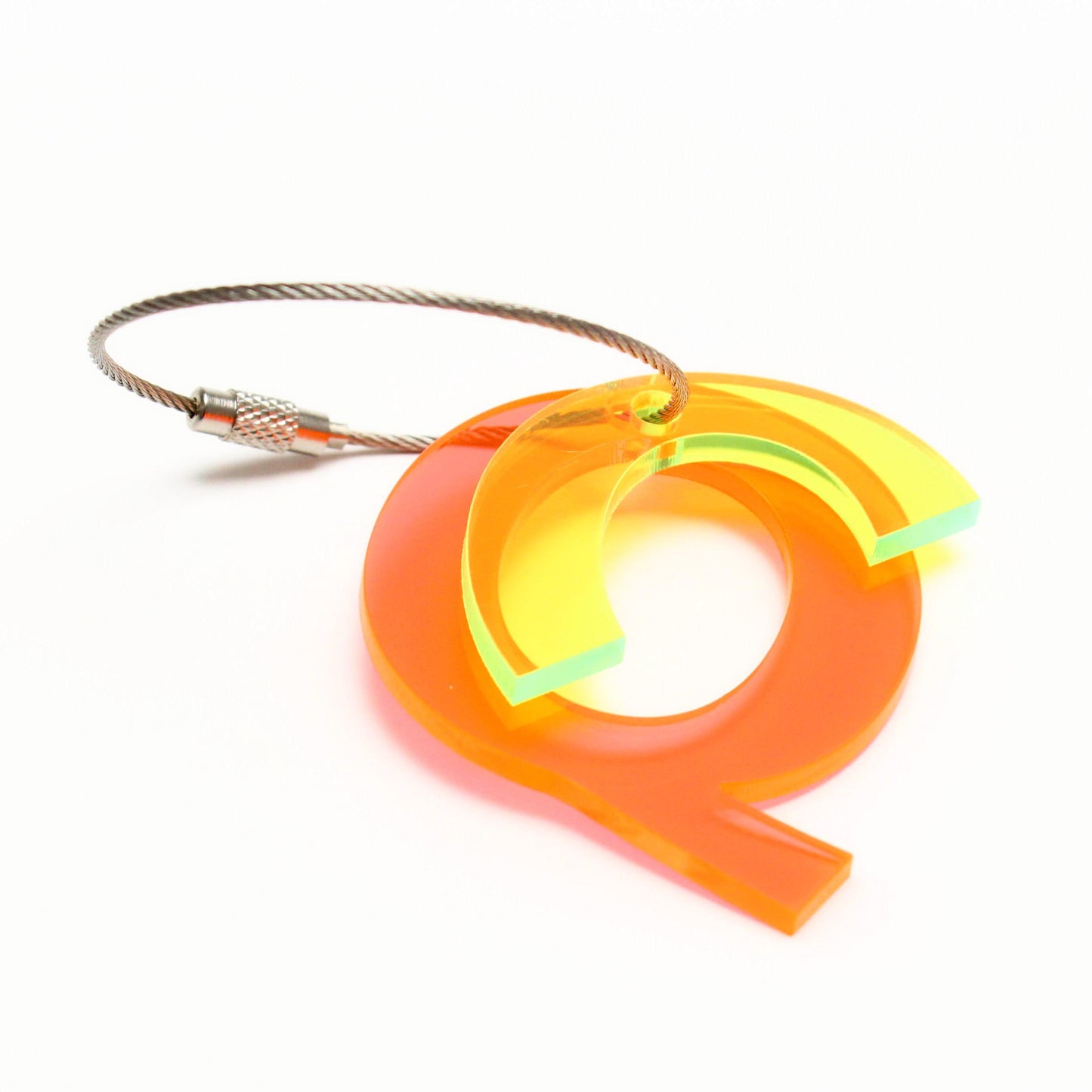 Q – RECYCLED KEY CHAIN ABC by mo man tai