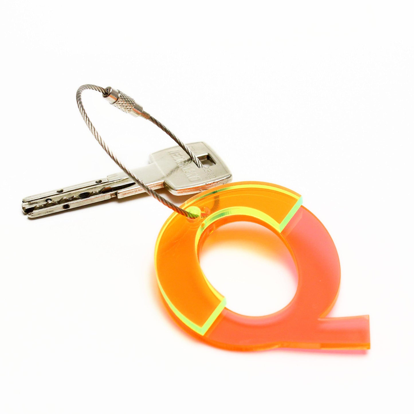 Q – RECYCLED KEY CHAIN ABC by mo man tai