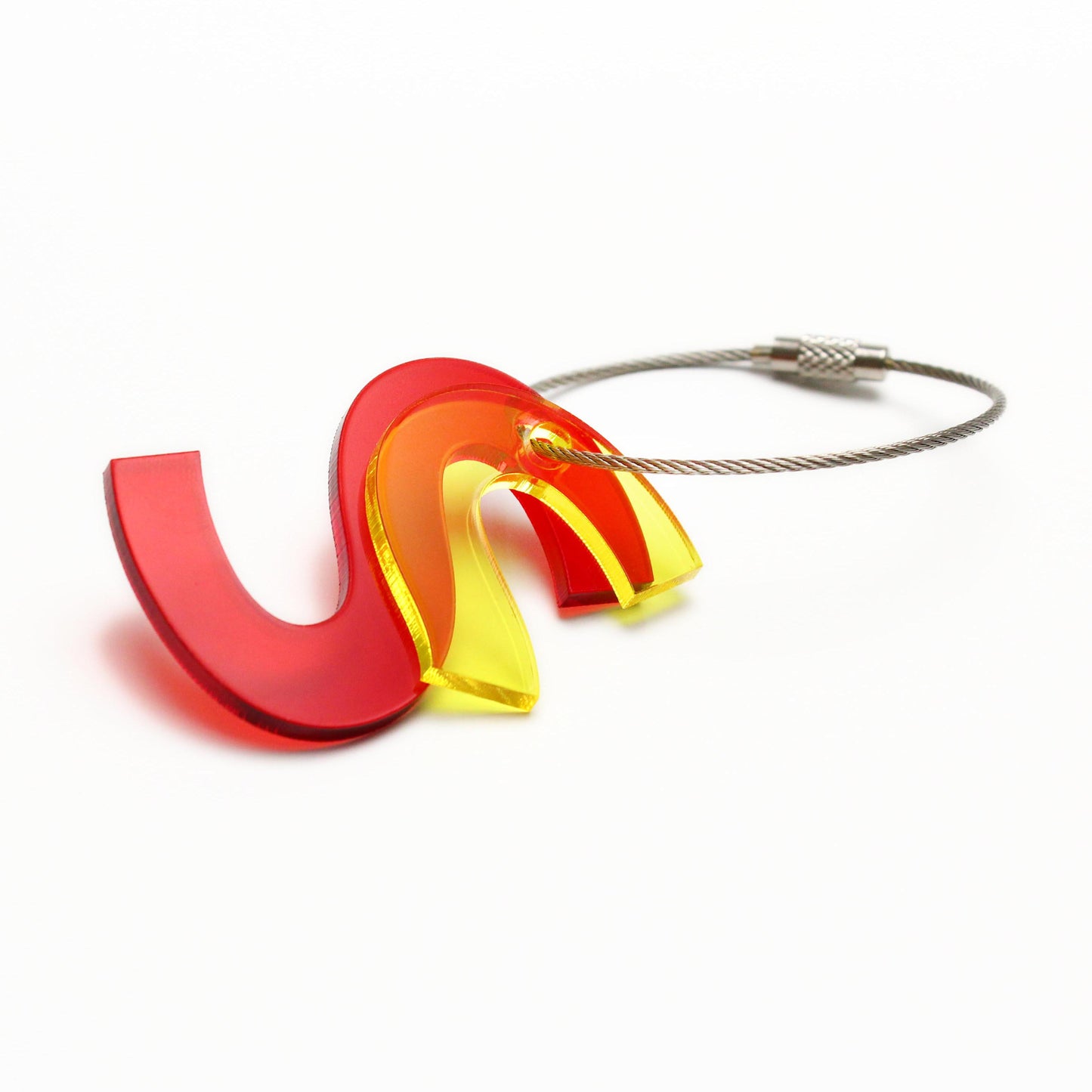 S – RECYCLED KEY CHAIN ABC by mo man tai