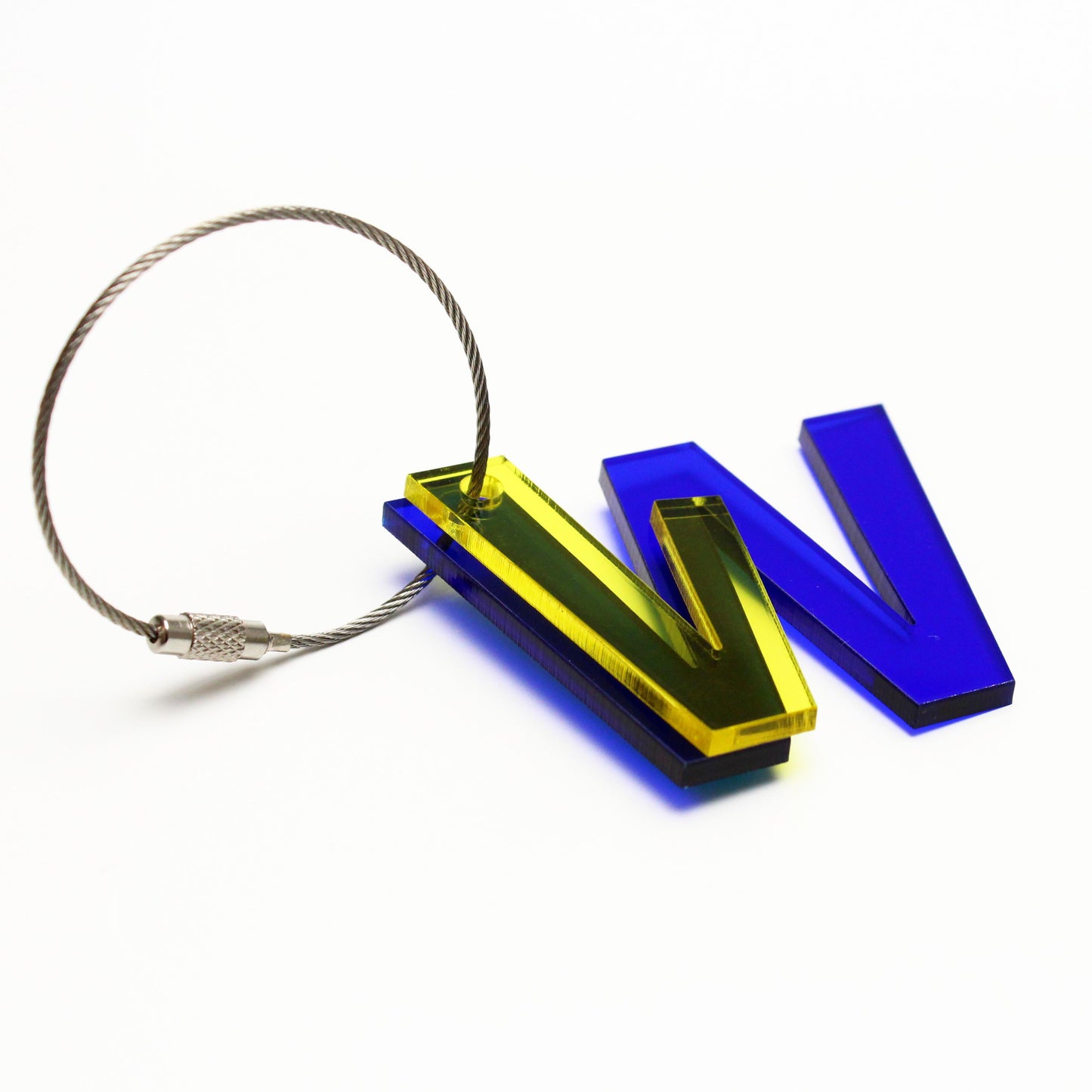 W – RECYCLED KEY CHAIN ABC by mo man tai