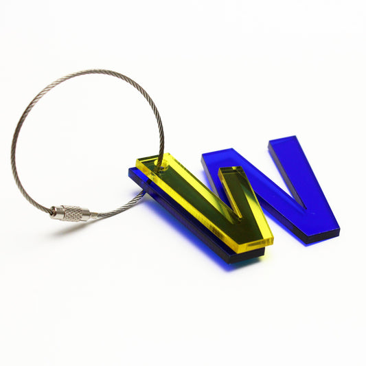 W – RECYCLED KEY CHAIN ABC by mo man tai