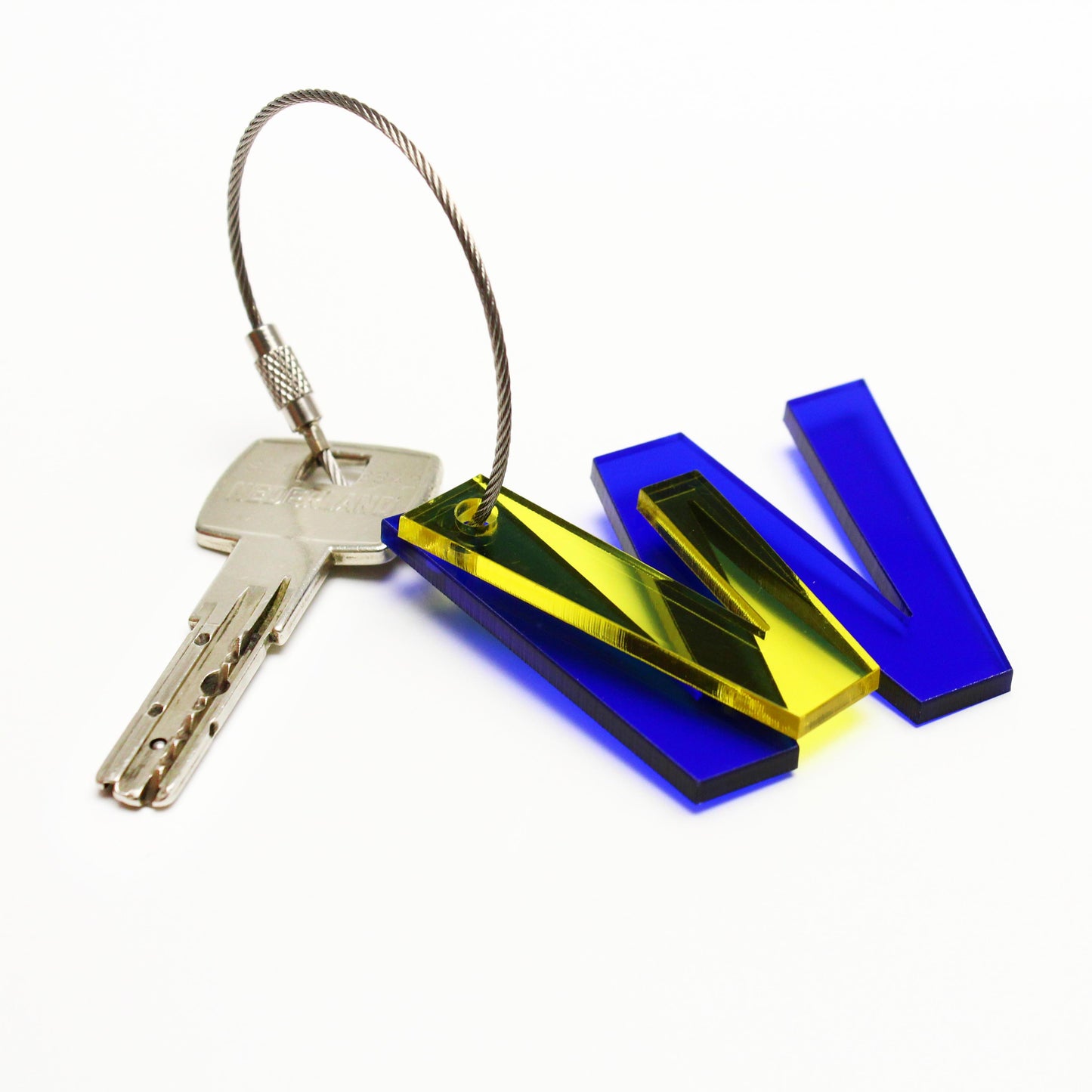 W – RECYCLED KEY CHAIN ABC by mo man tai
