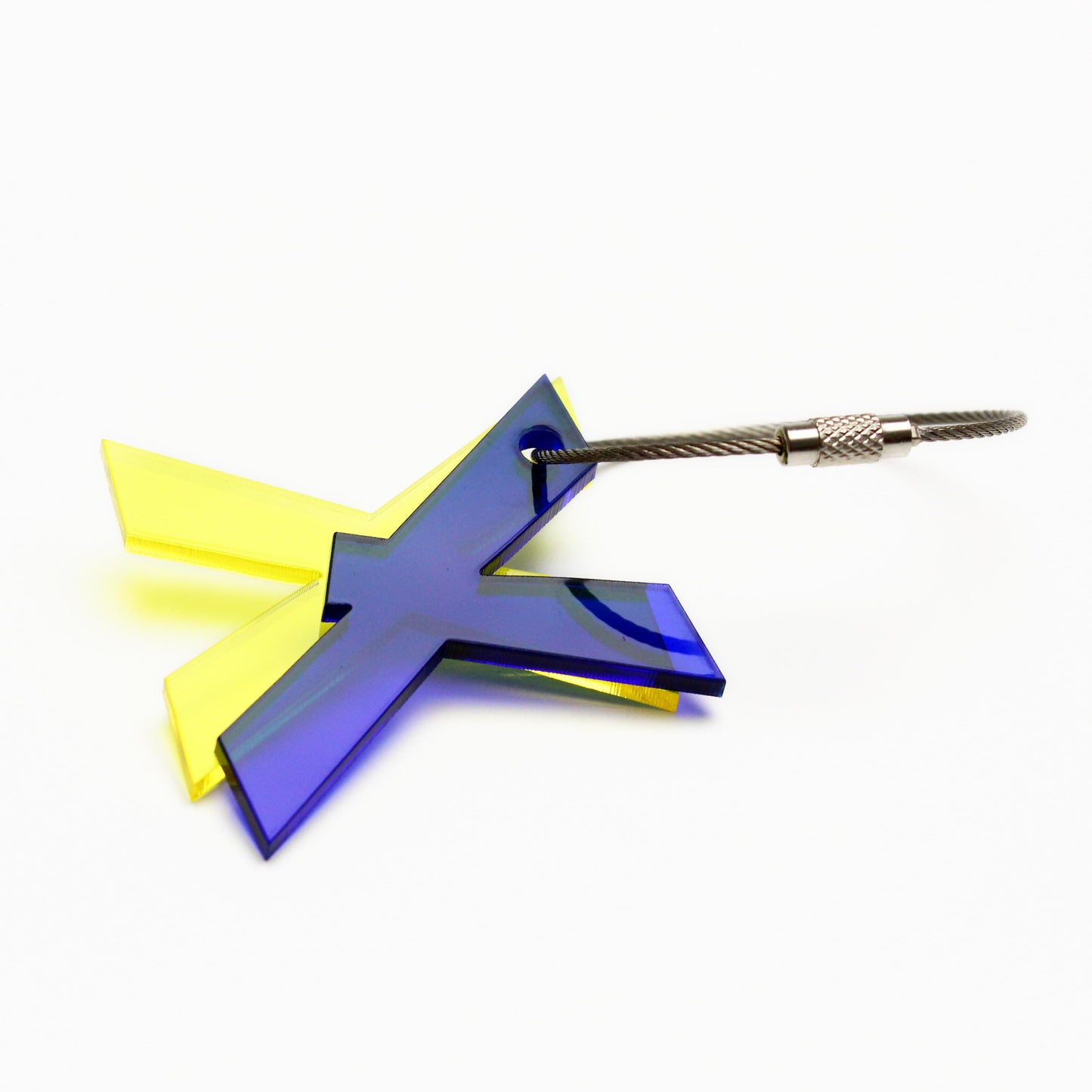 X – RECYCLED KEY CHAIN ABC by mo man tai