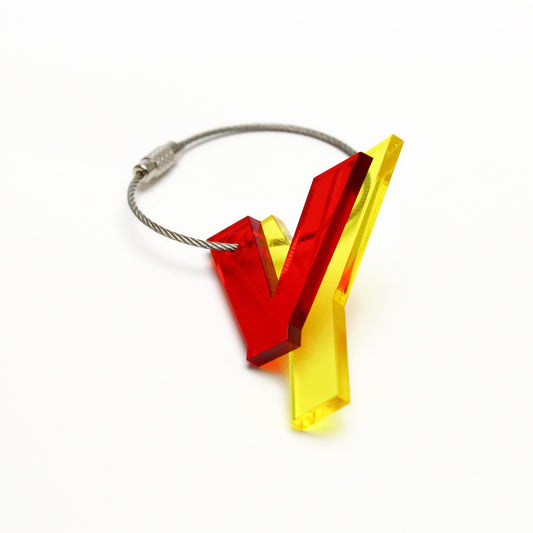 Y – RECYCLED KEY CHAIN ABC by mo man tai