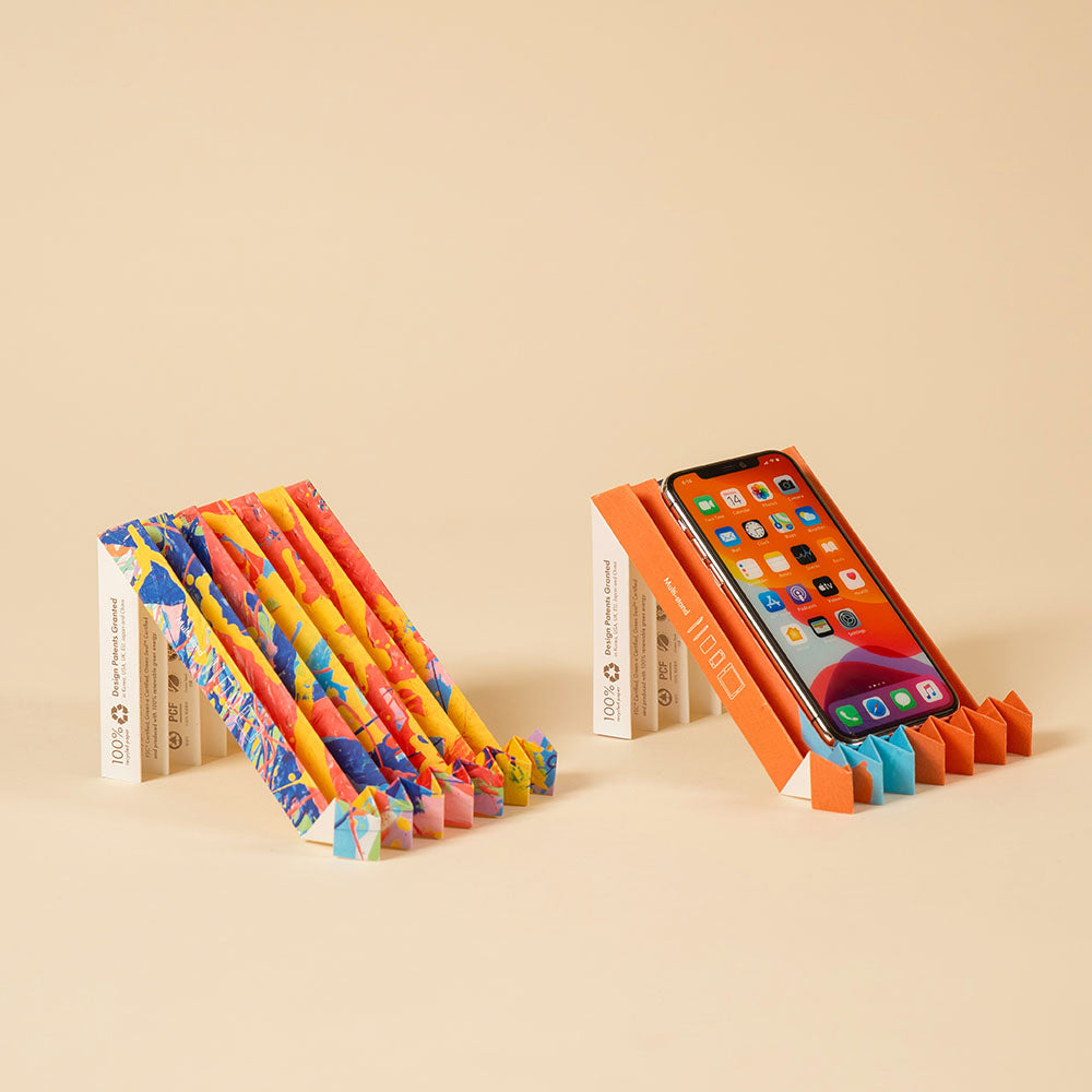 Lightweight Phone Stand with RECYCLED PAPER, Eco-friendly GIFT for minimalist, <Good Job, Joanne!>