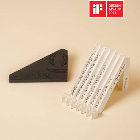 Lightweight Phone Stand with RECYCLED PAPER, Eco-friendly GIFT for minimalist, <To Joanne>