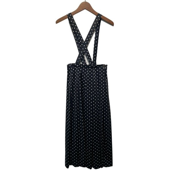 Vintage ISSEY MIYAKE dot-pattern salopette suspender skirt