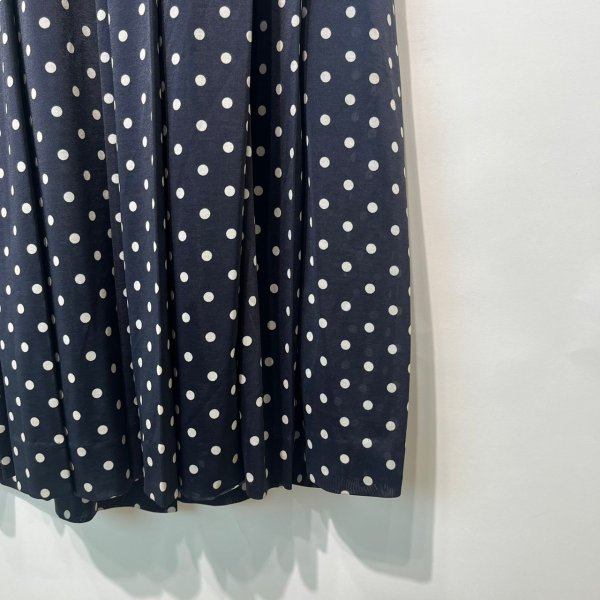Vintage ISSEY MIYAKE dot-pattern salopette suspender skirt