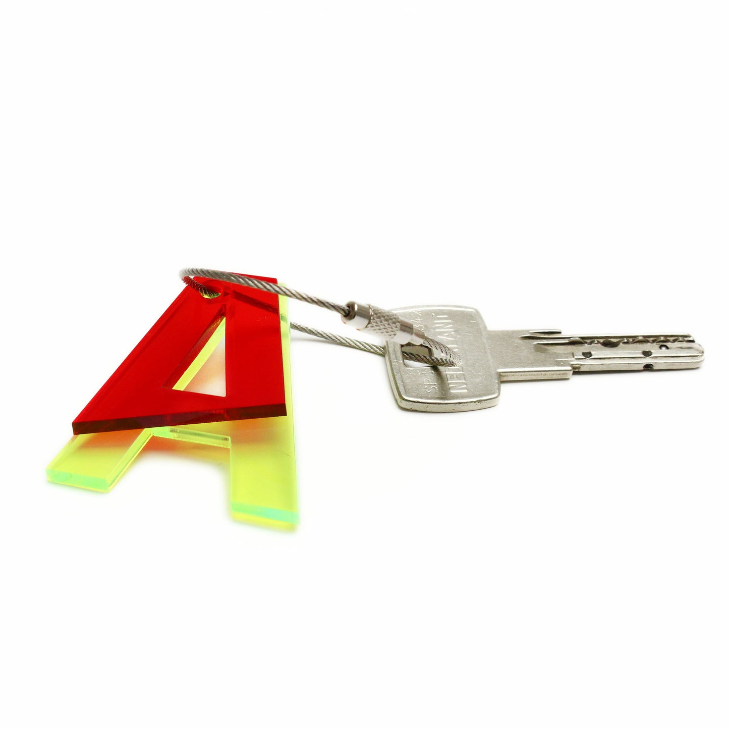 A – RECYCLED KEY CHAIN ABC by mo man tai