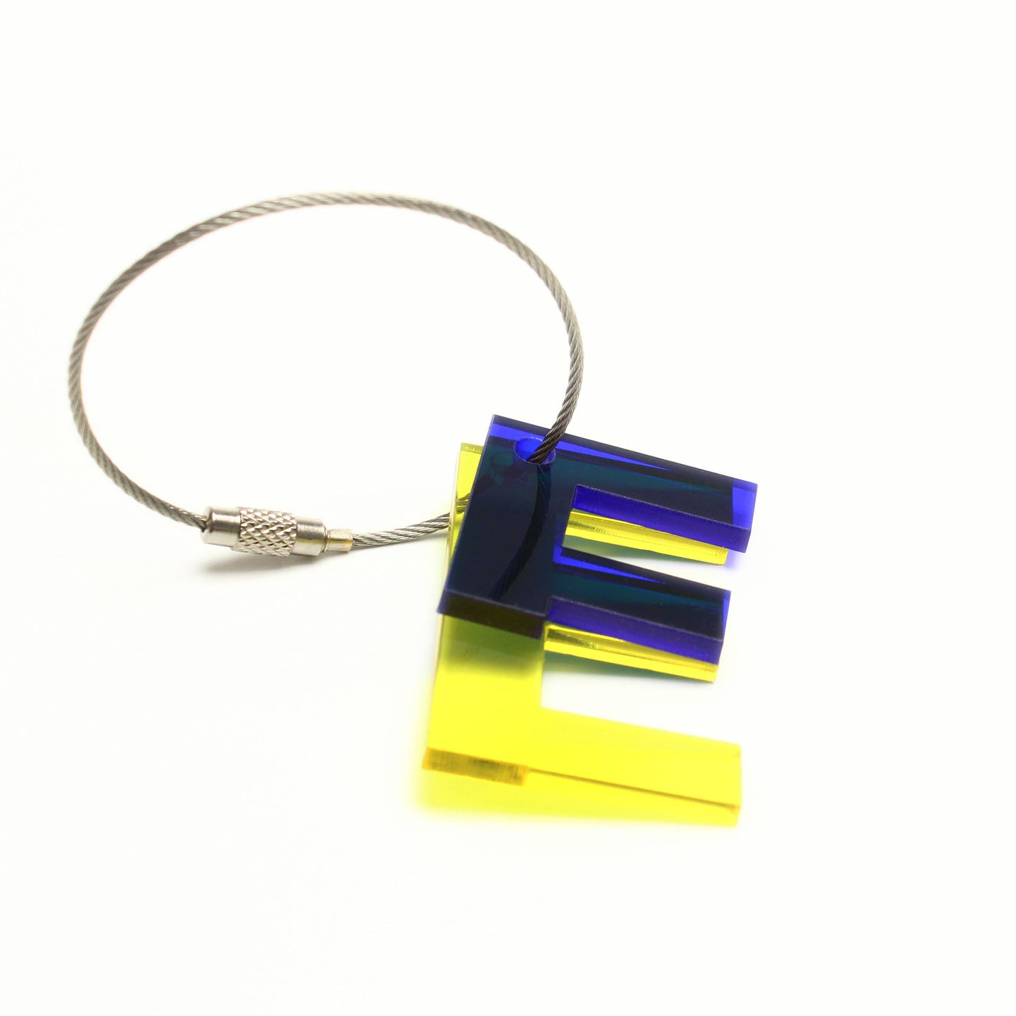 E – RECYCLED KEY CHAIN ABC by mo man tai