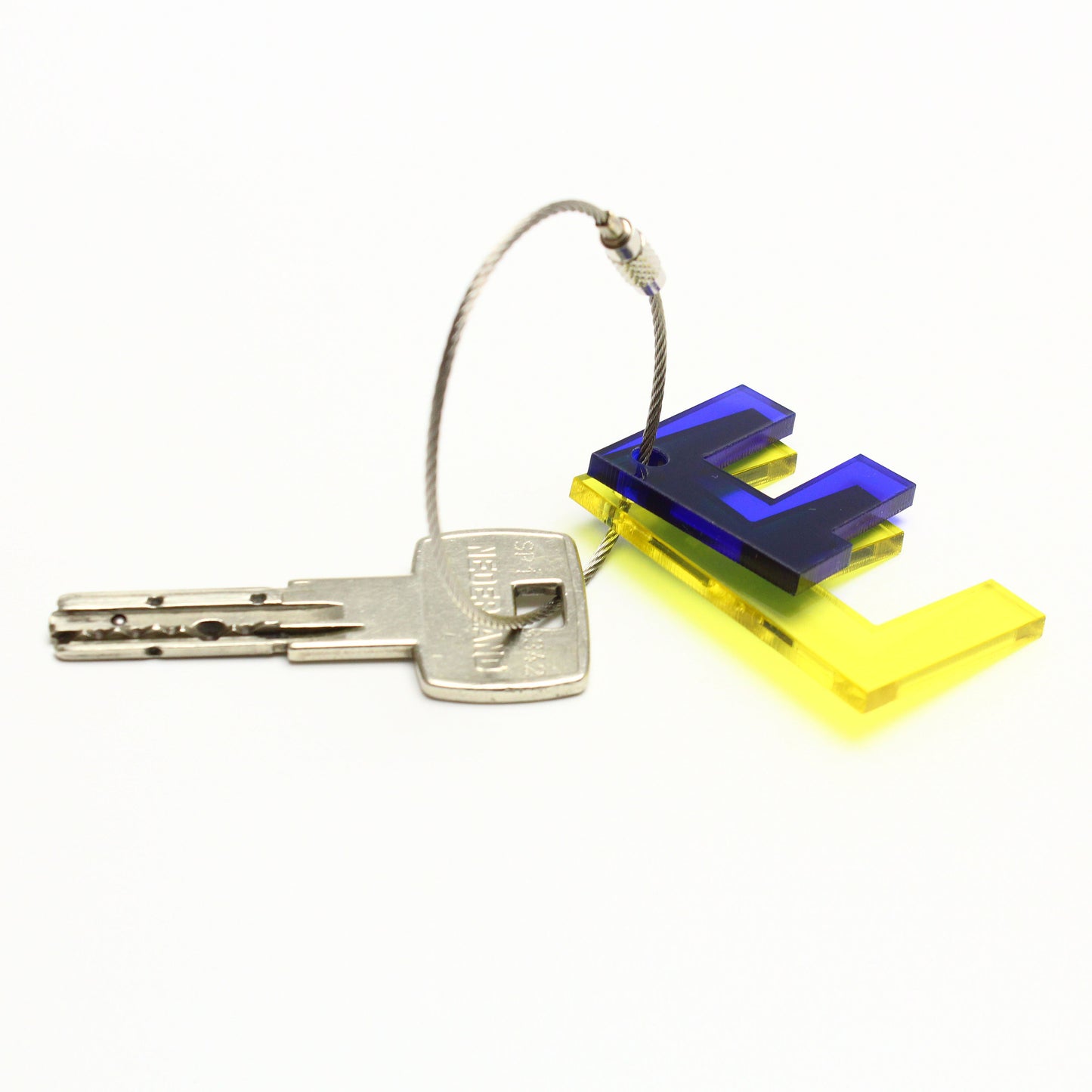 E – RECYCLED KEY CHAIN ABC by mo man tai