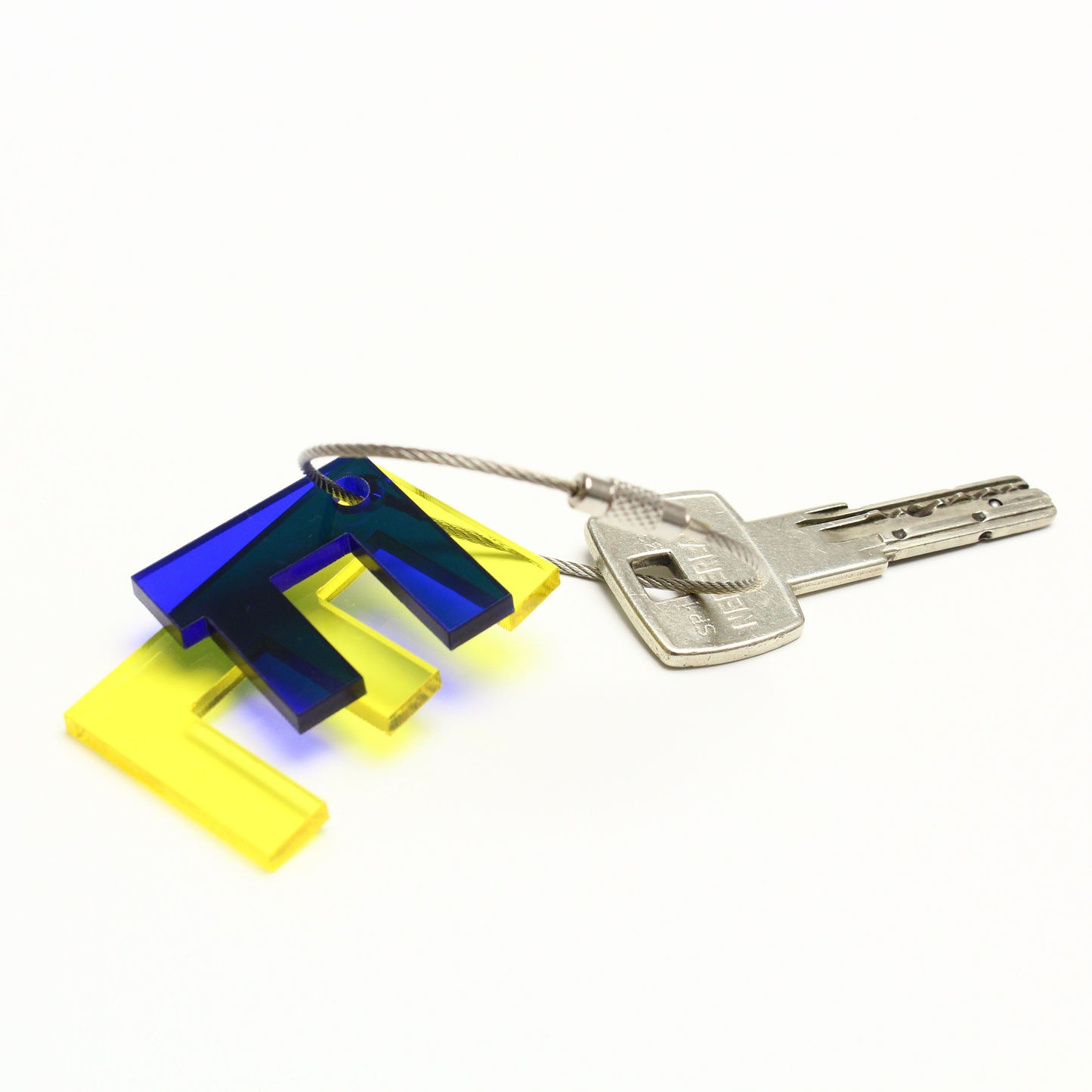 E – RECYCLED KEY CHAIN ABC by mo man tai