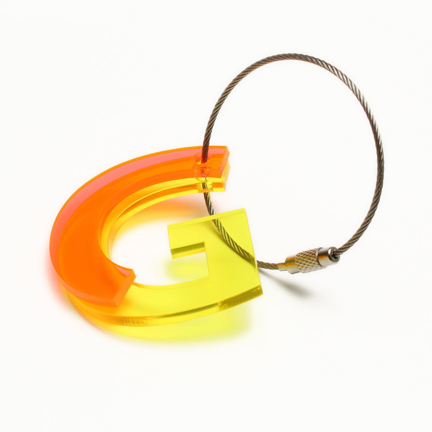 G – RECYCLED KEY CHAIN ABC by mo man tai