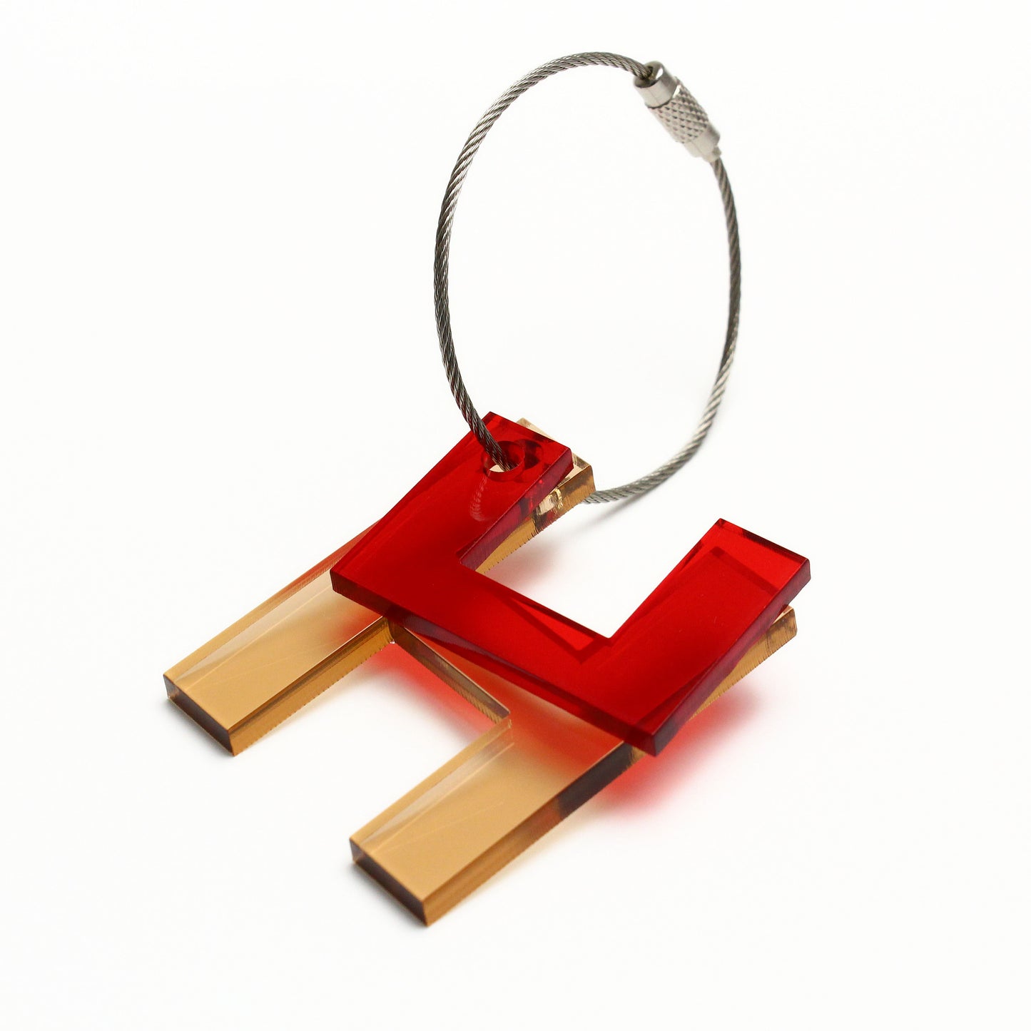 H – RECYCLED KEY CHAIN ABC by mo man tai