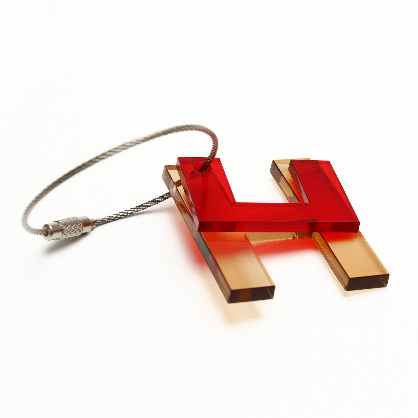 H – RECYCLED KEY CHAIN ABC by mo man tai