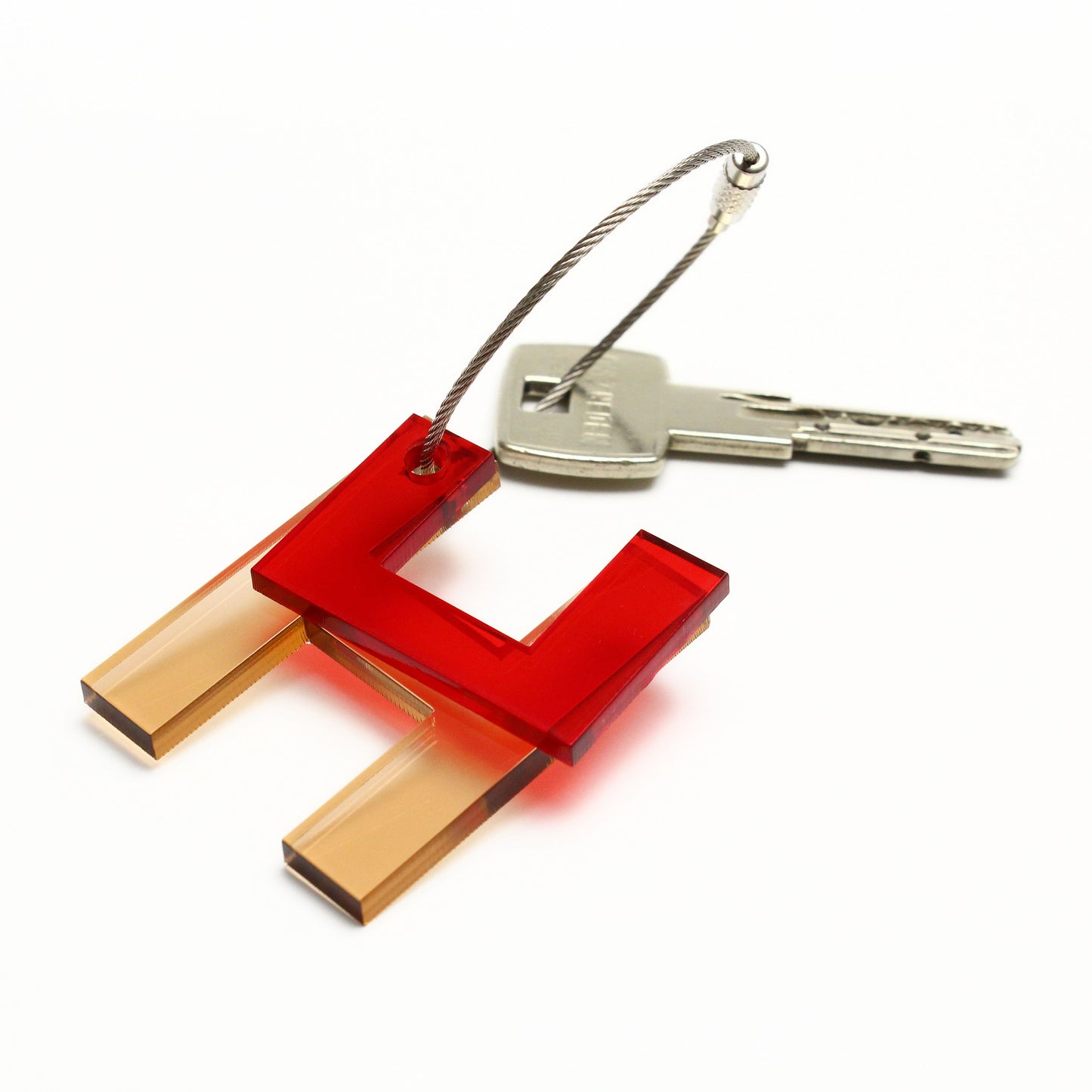 H – RECYCLED KEY CHAIN ABC by mo man tai