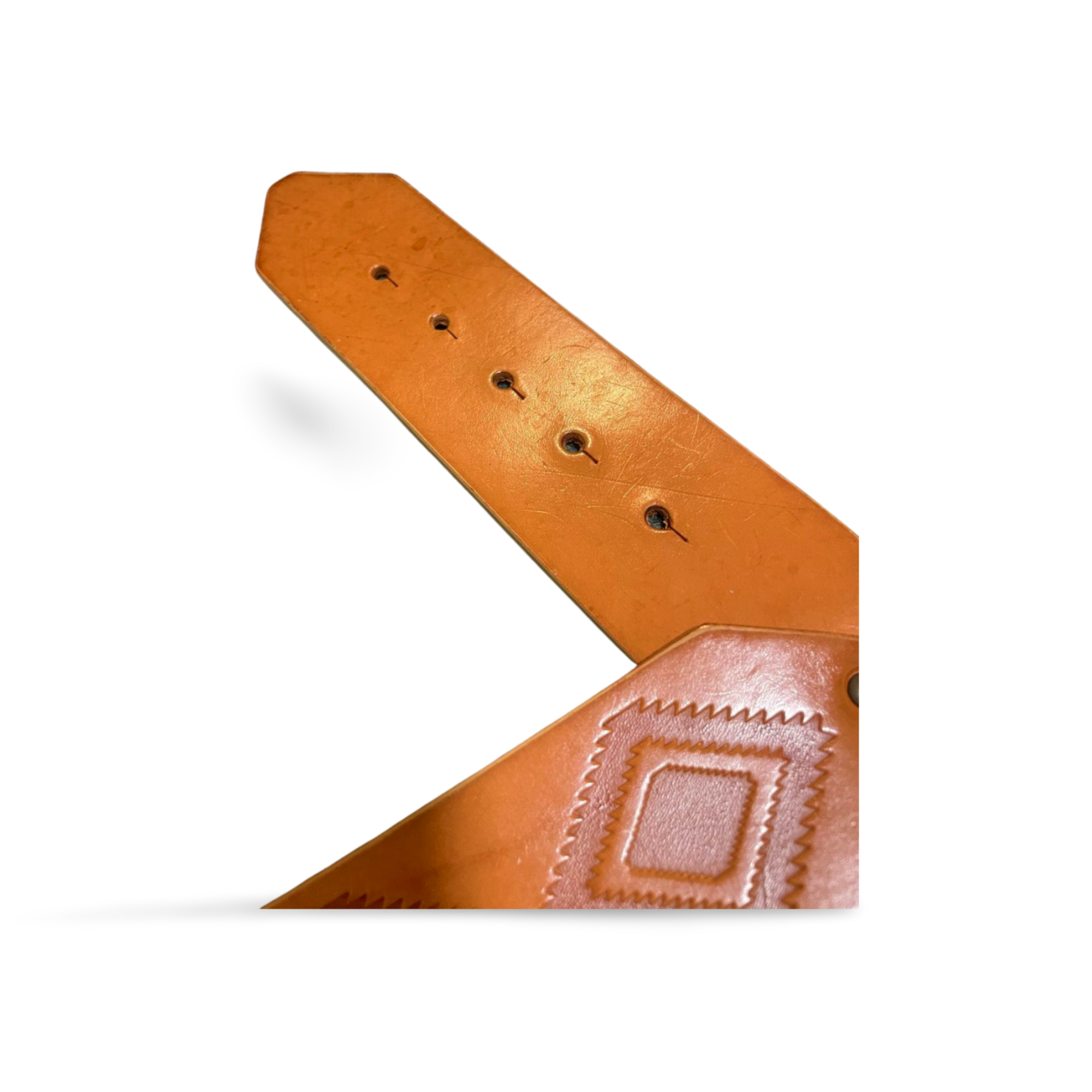Vintage ISSEY MIYAKE leather tribal foldable belt