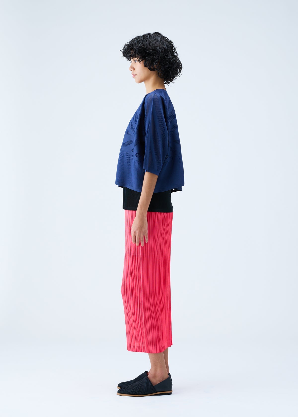 Pleats Please ISSEY MIYAKE A-POC Inside jersey mesh top