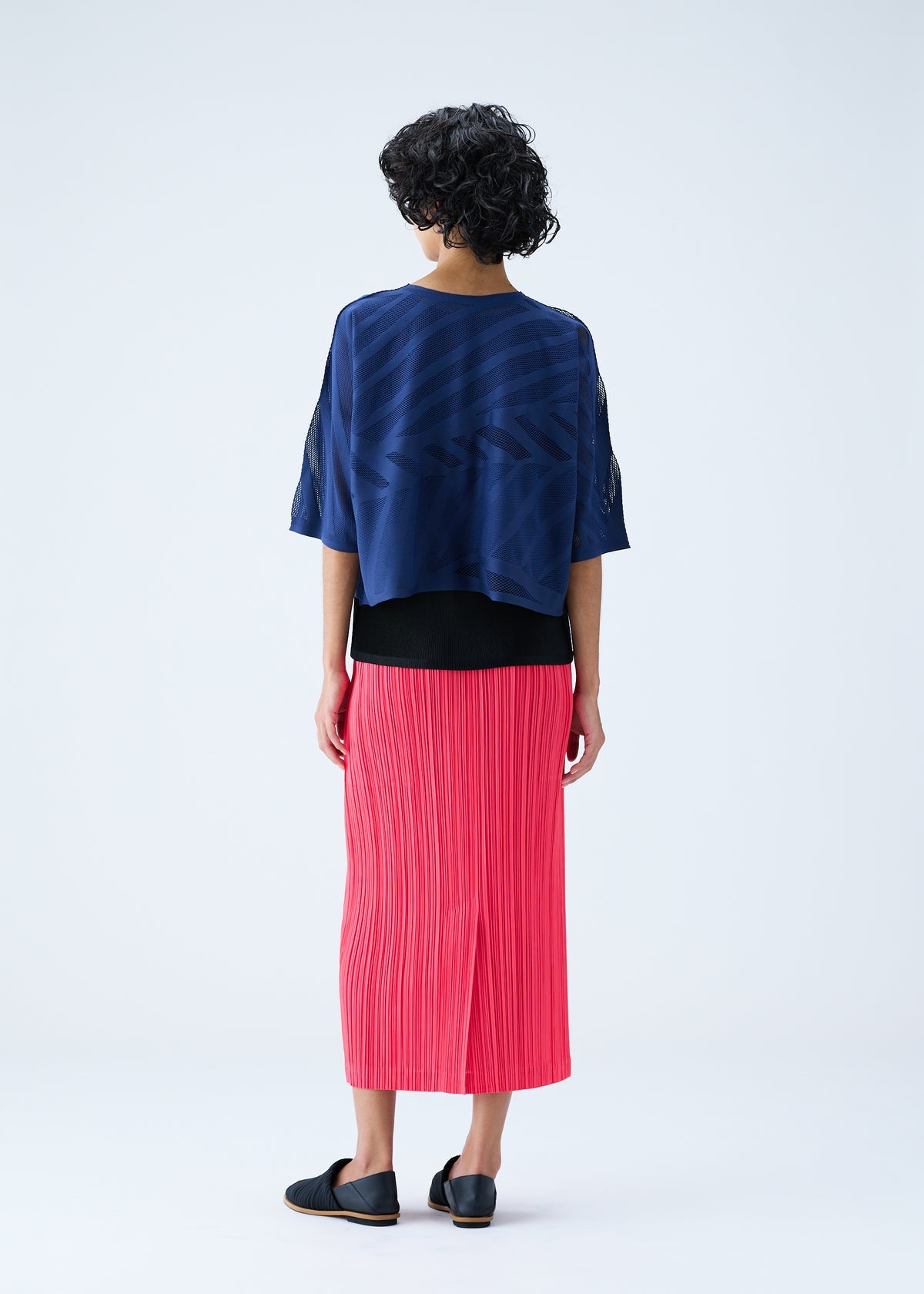 Pleats Please ISSEY MIYAKE A-POC Inside jersey mesh top