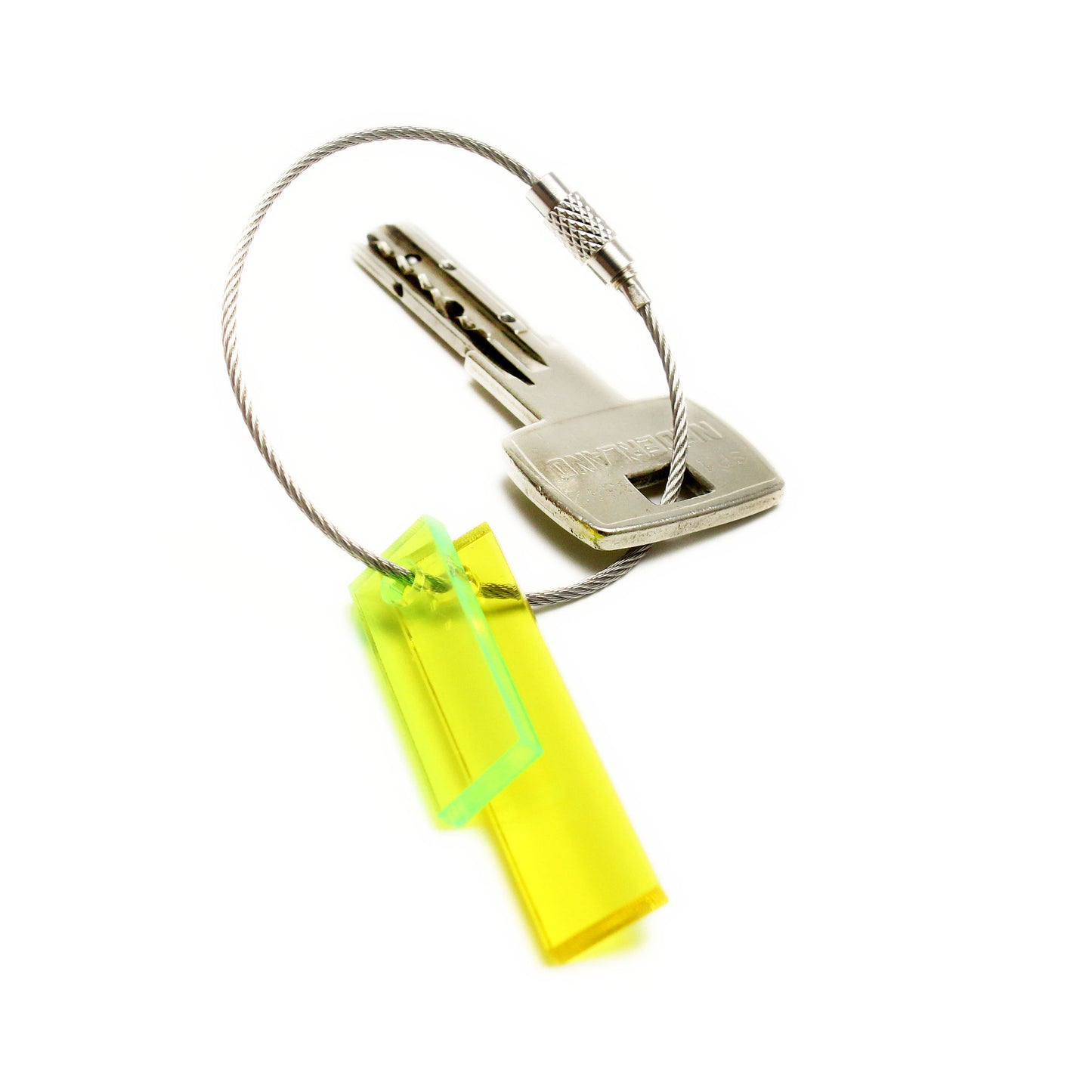 I – RECYCLED KEY CHAIN ABC by mo man tai