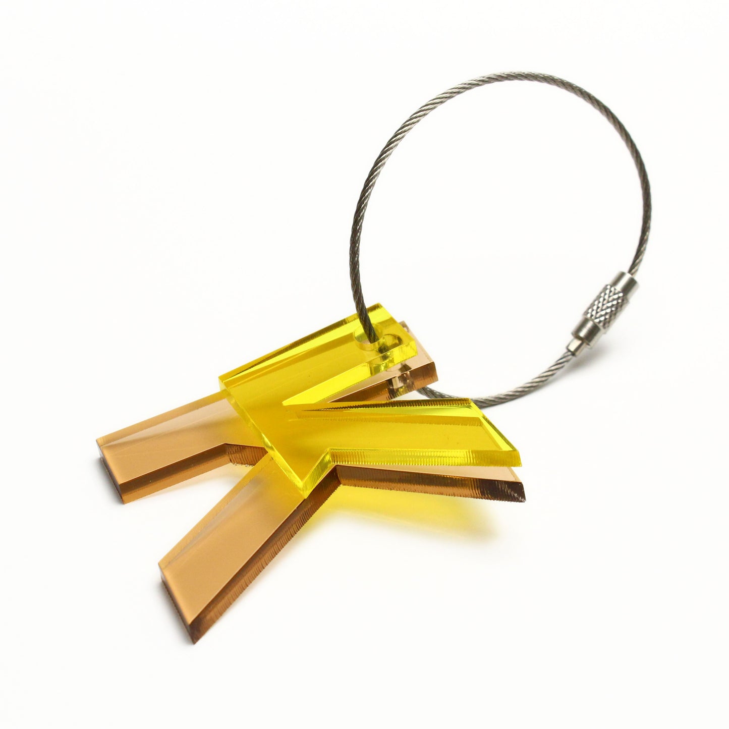 K – RECYCLED KEY CHAIN ABC by mo man tai