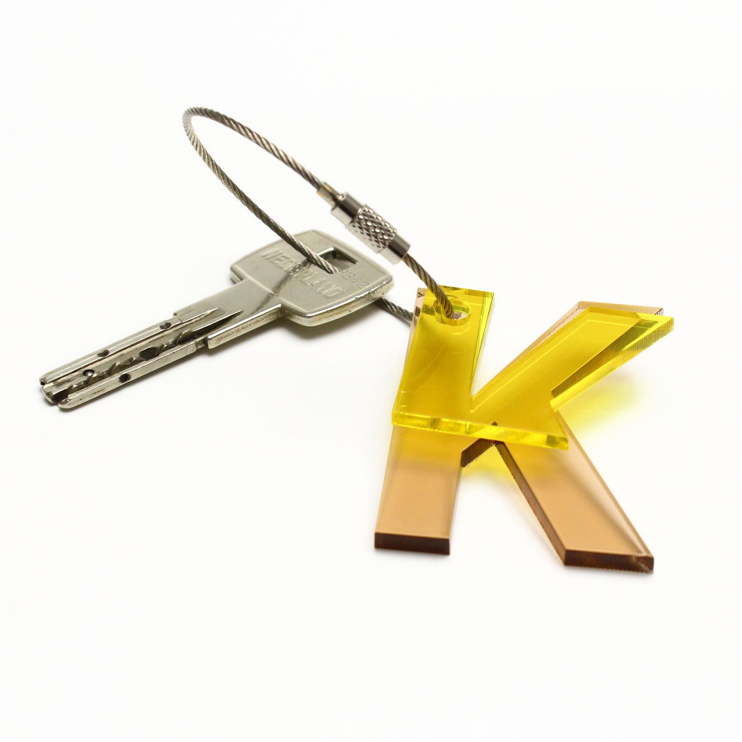 K – RECYCLED KEY CHAIN ABC by mo man tai