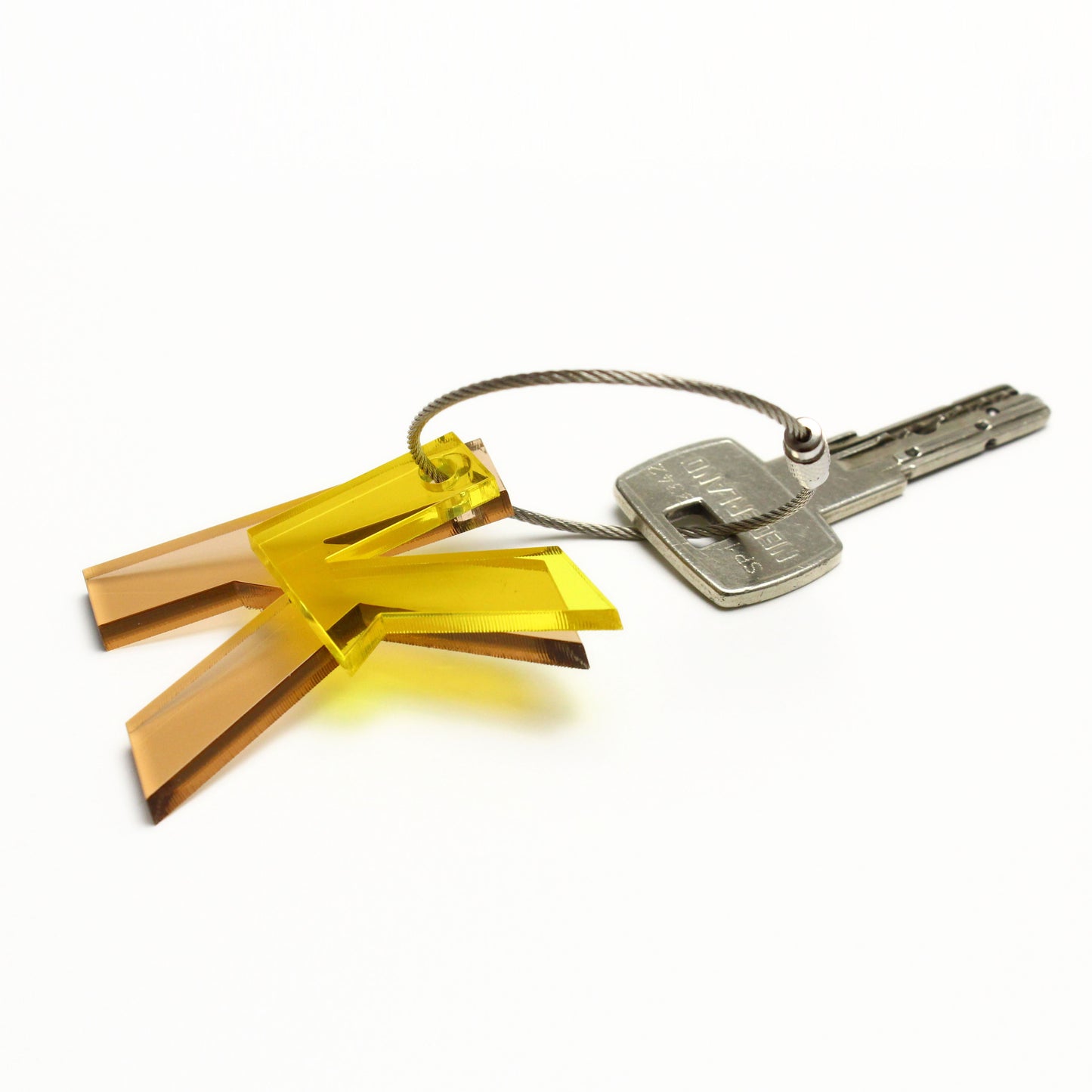 K – RECYCLED KEY CHAIN ABC by mo man tai