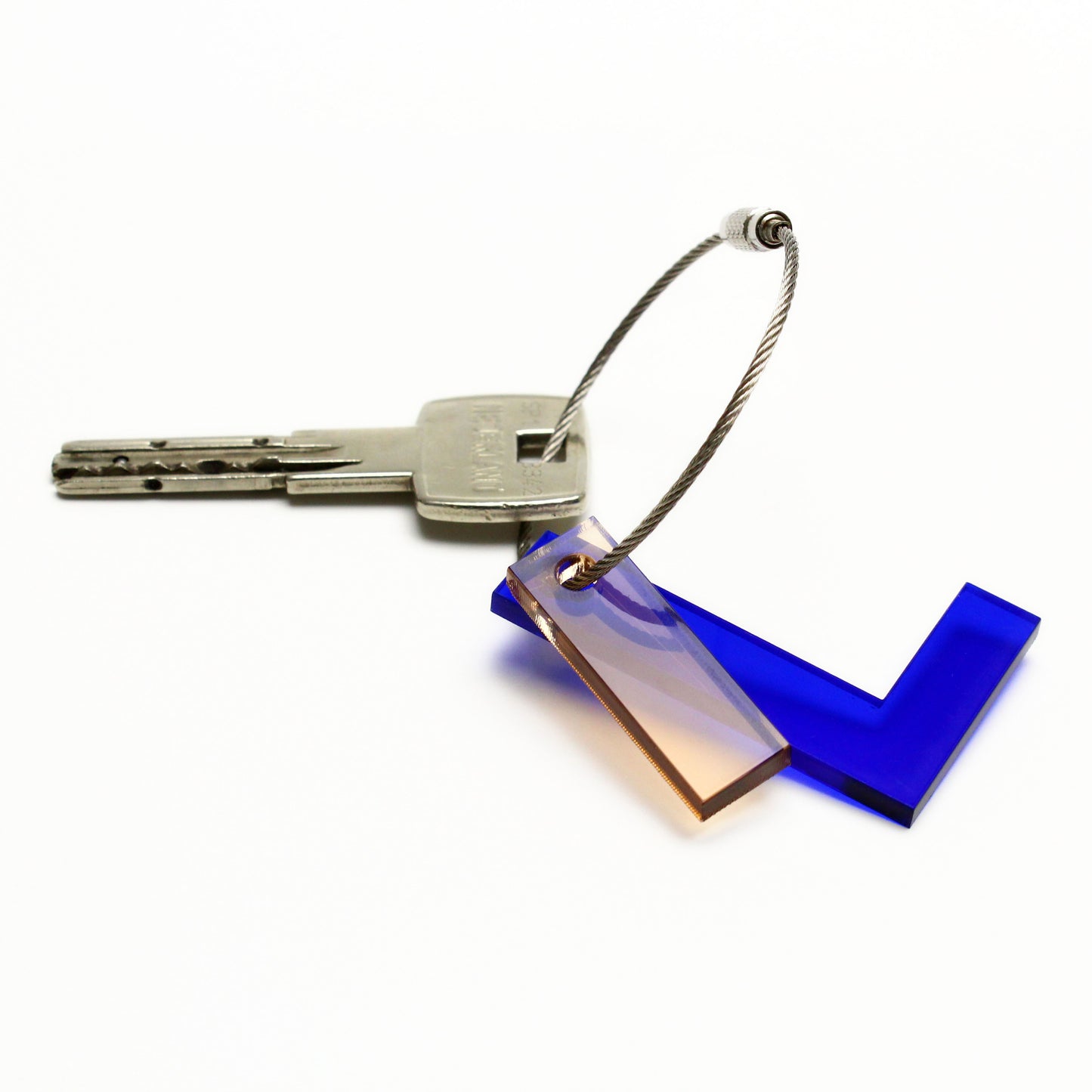 L – RECYCLED KEY CHAIN ABC by mo man tai