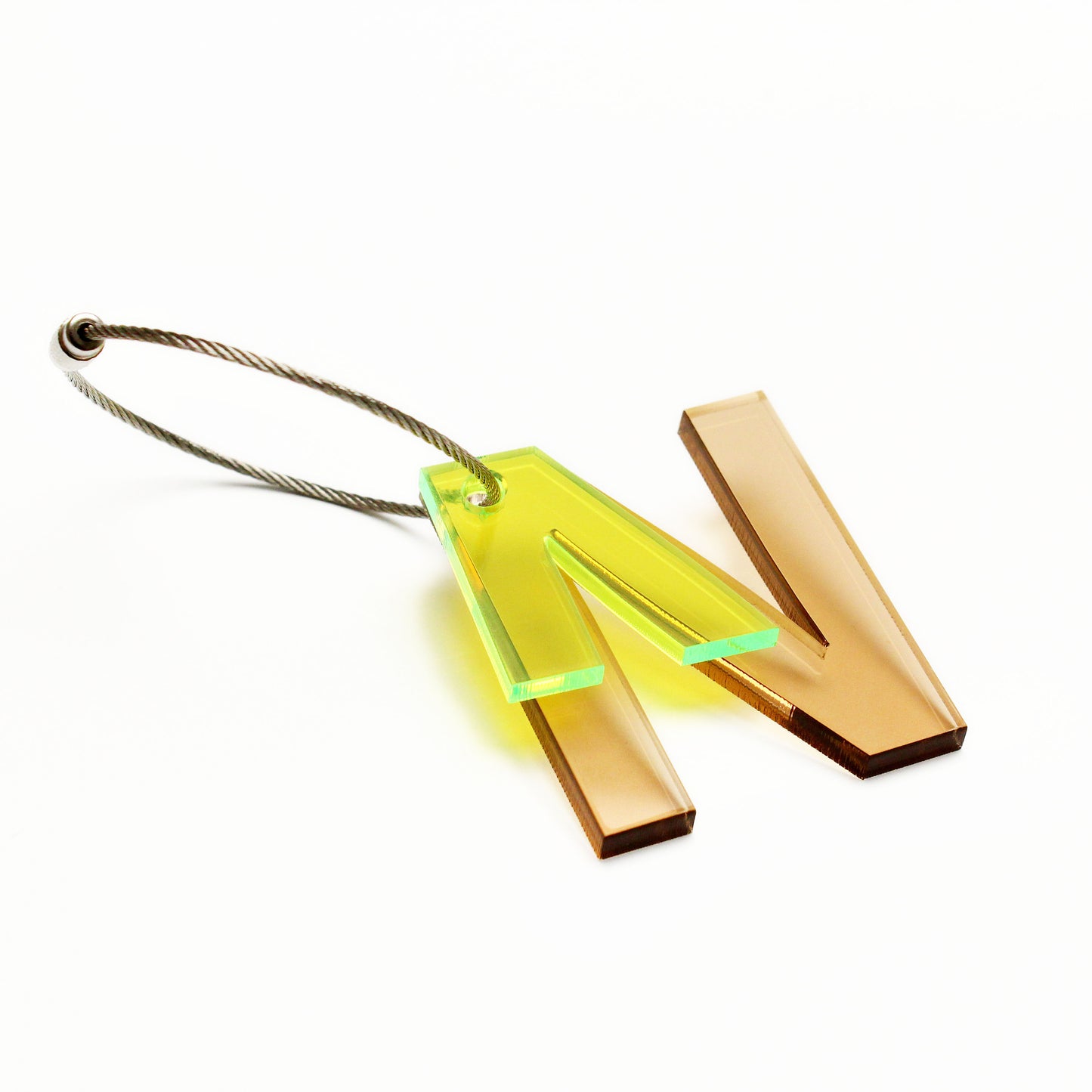 N – RECYCLED KEY CHAIN ABC by mo man tai