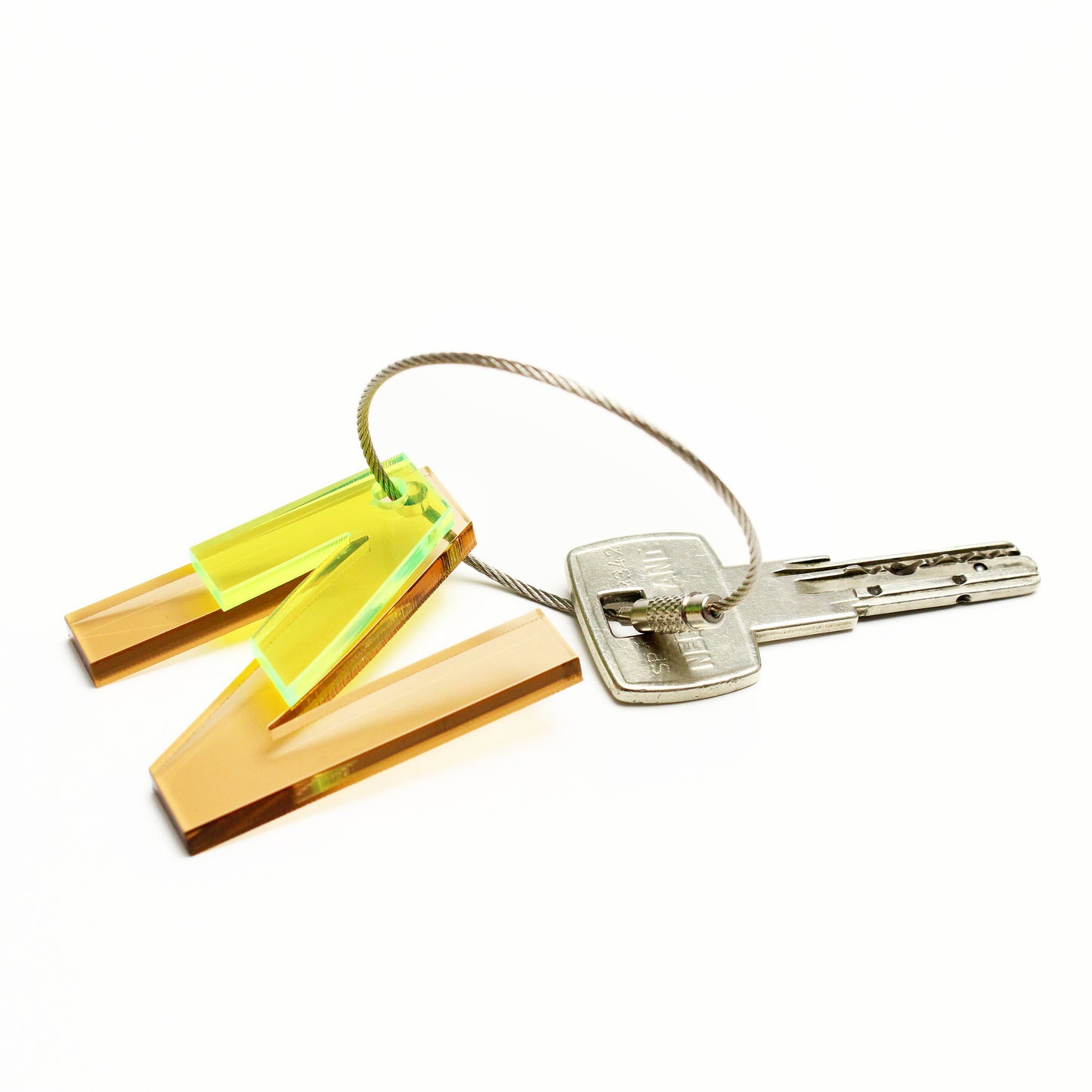 N – RECYCLED KEY CHAIN ABC by mo man tai