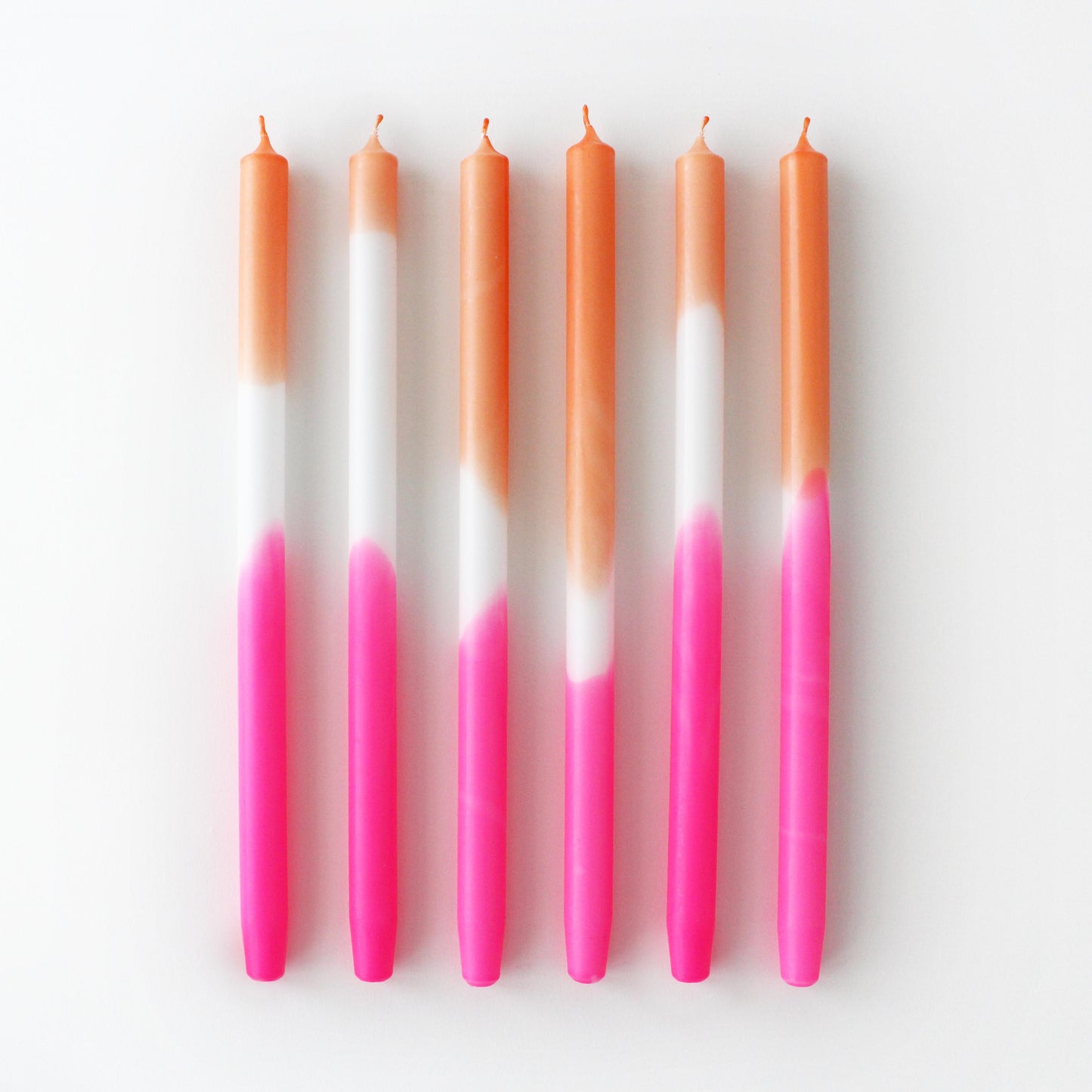 POPPY PUNCH DIP DYE CANDLES (set of 2)