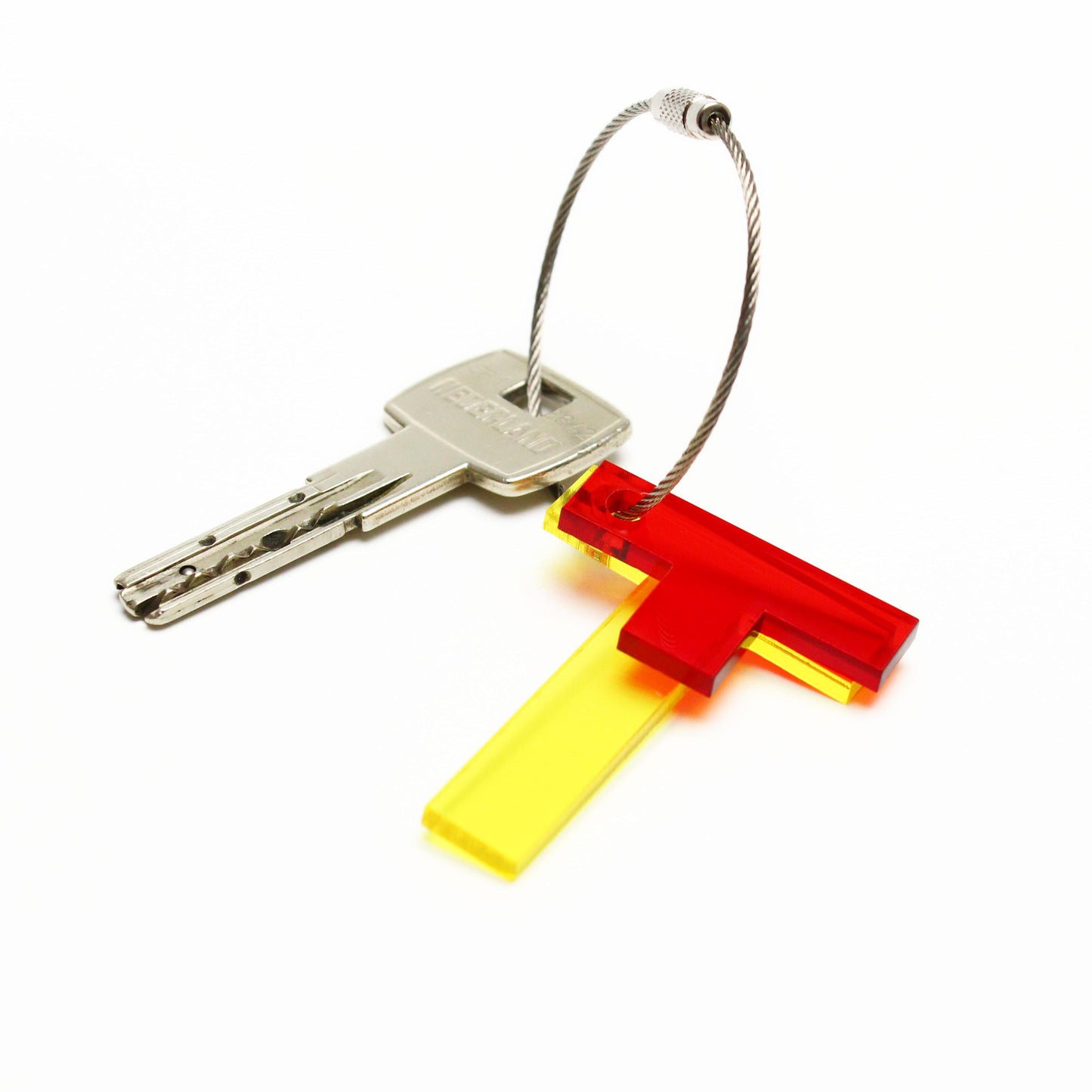 T – RECYCLED KEY CHAIN ABC by mo man tai