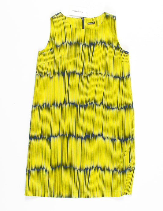 Brand new Marimekko Truba 10 tikkua yellow/navy dress