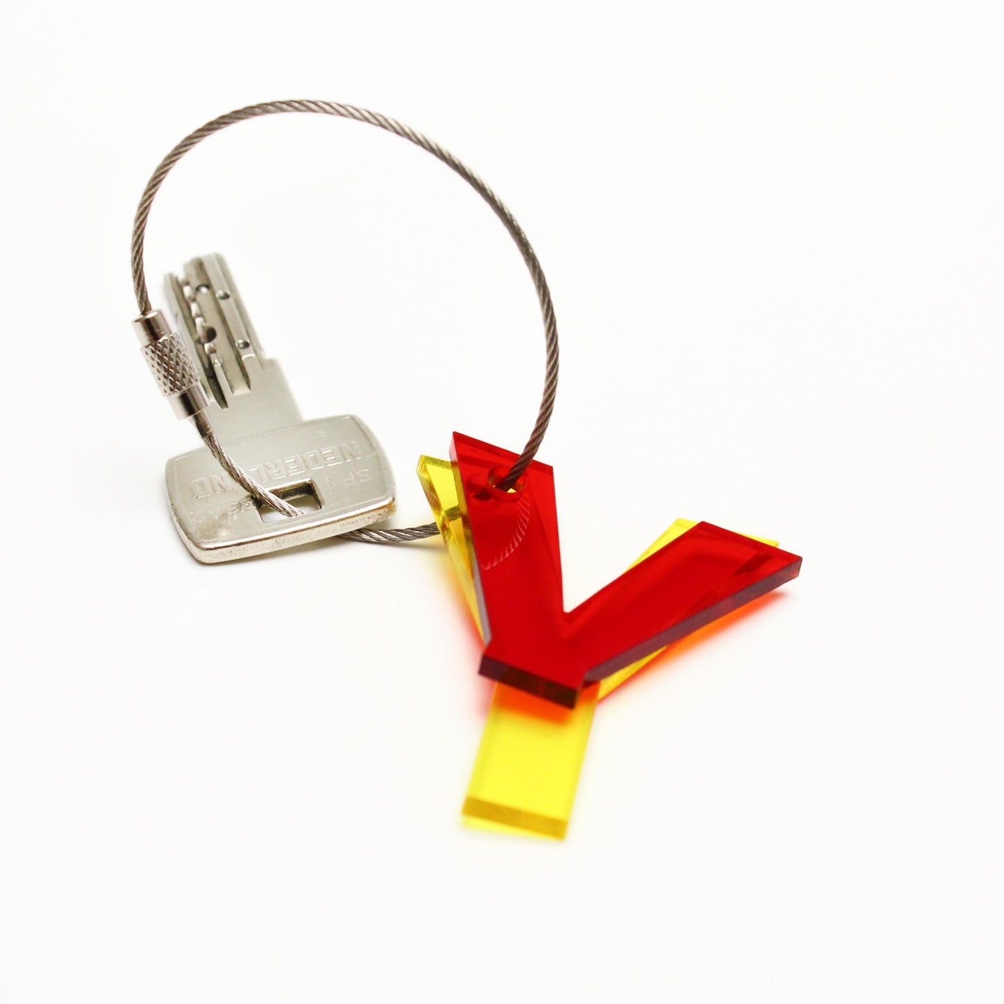 Y – RECYCLED KEY CHAIN ABC by mo man tai